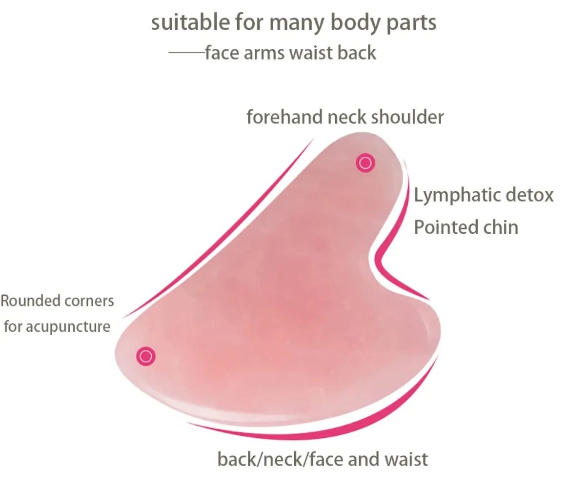 Jade Gua Sha Board For Facial Massage And Skin Care