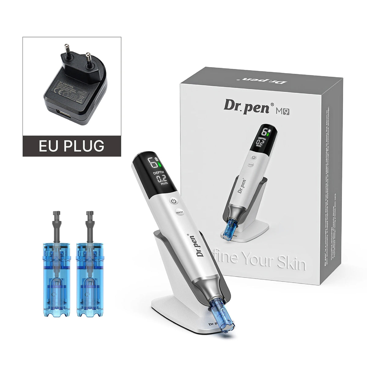 Dr.Pen M9 Microneedle And Hello Face M300 LED Beauty Mask