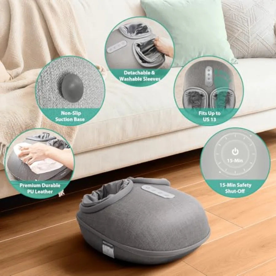 Foot Massager With Heat Shiatsu Deep Kneading For Home Use