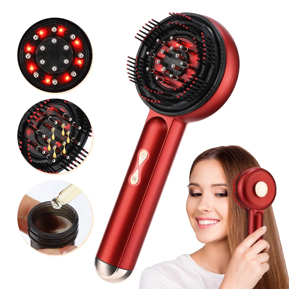 Hailicare Electric Massage Comb With Red Light Therapy For Scalp