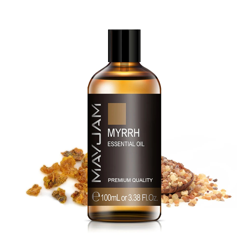 MAYJAM Pure Essential Oils Set Lavender Eucalyptus Rose Ginger Lemongrass