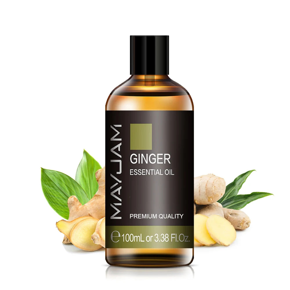 MAYJAM Essential Oils For Diffuser Lavender Eucalyptus Rose Ginger Lemongrass