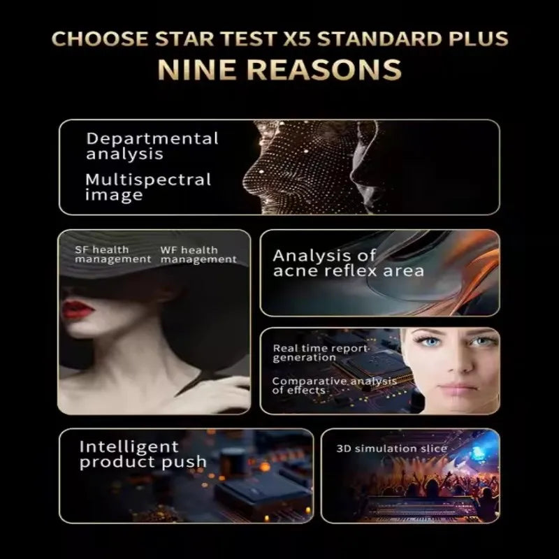 MYOSLIM X5 Pro AI Skin Scalp Analyzer Multispectral