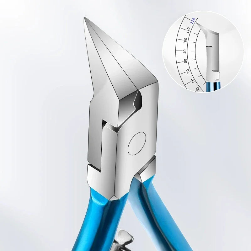 Stainless Steel Toenail Clipper With Straight Tip For Thick Nails