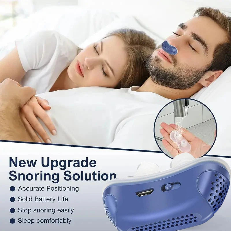 Anti Snoring Device Upgraded Adjustable Electric Snore Stopper