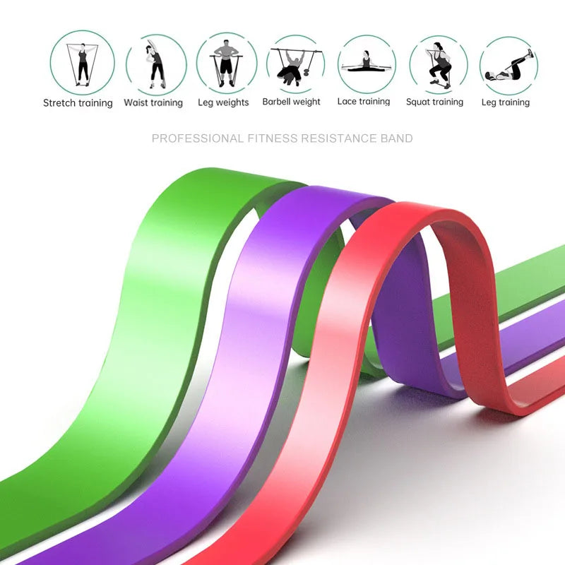 Four Piece Pull Up Assistance Bands Full Body Fitness