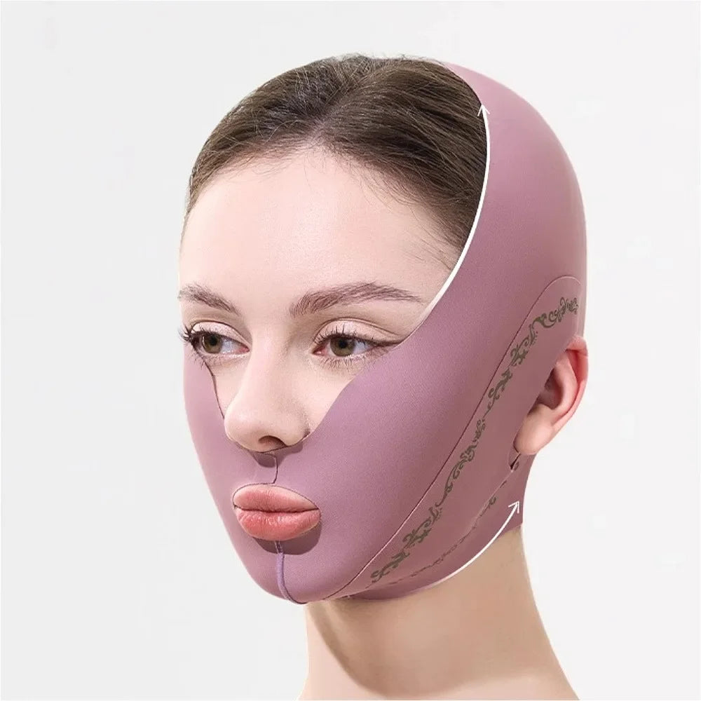 V Shape Face Lifting Strap Double Chin Jawline Trainer Belt