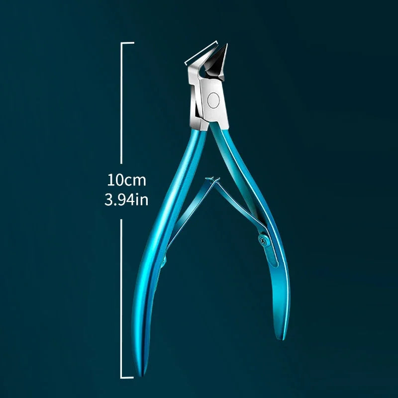 Stainless Steel Toenail Clipper With Straight Tip For Thick Nails