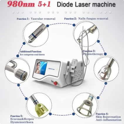 MYOSLIM 980nm Multifunctional Diode Laser for Vascular and Nail Fungus
