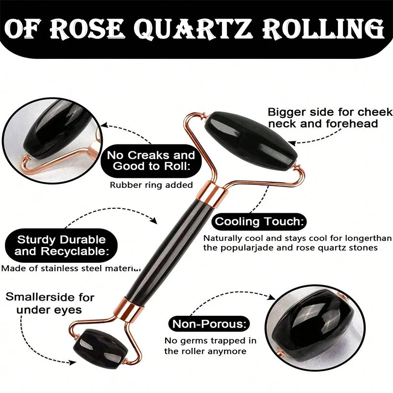 Ice Face Roller Gua Sha Tool Set Facial Massage Kit
