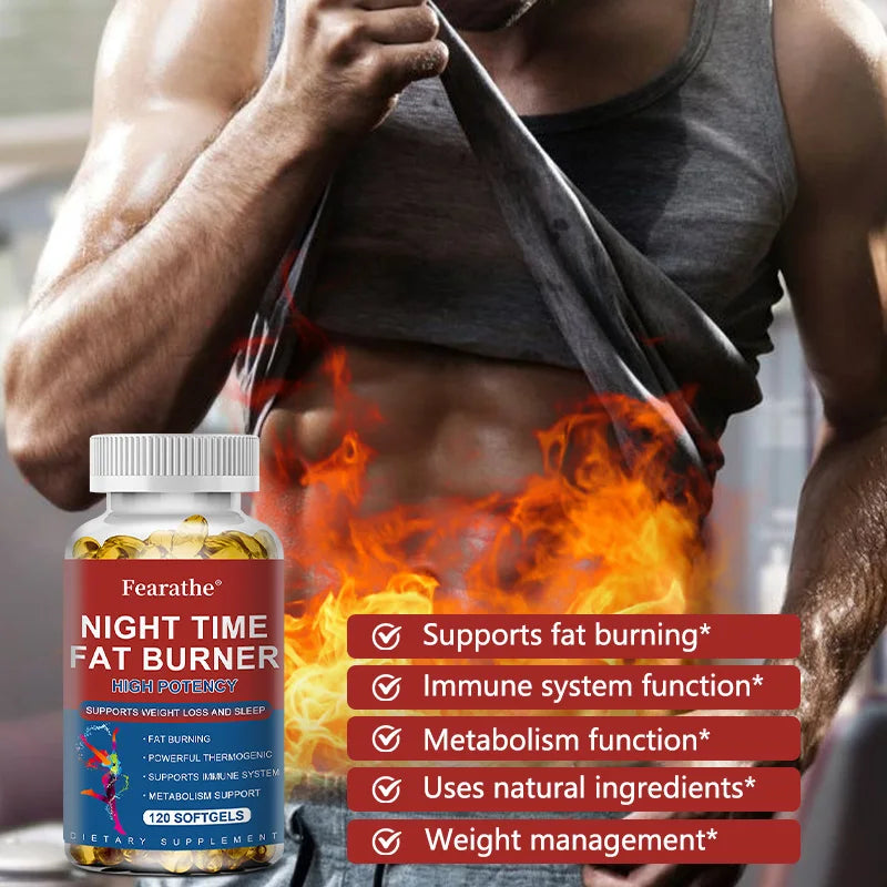 Fearathe Charge Nighttime Fat Burner Capsule Supports Sleep And Weight Loss