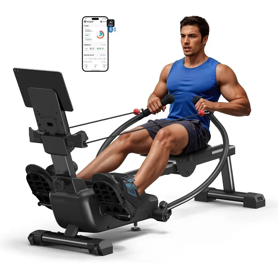 Magnetic Rowing Machine For Home With 16 Level Resistance Ultra Quiet