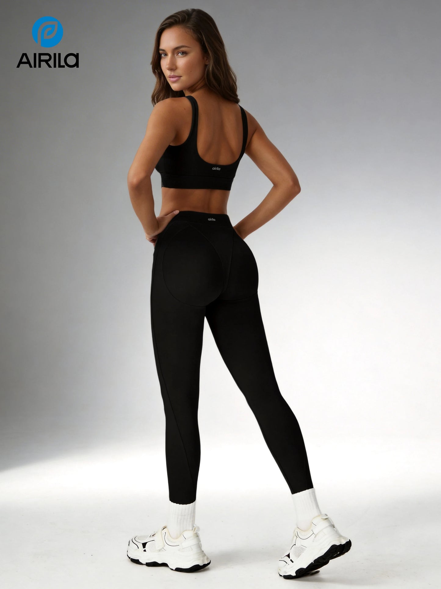 Airila 2-Piece Yoga Set High-Waisted Leggings and Sports Bra