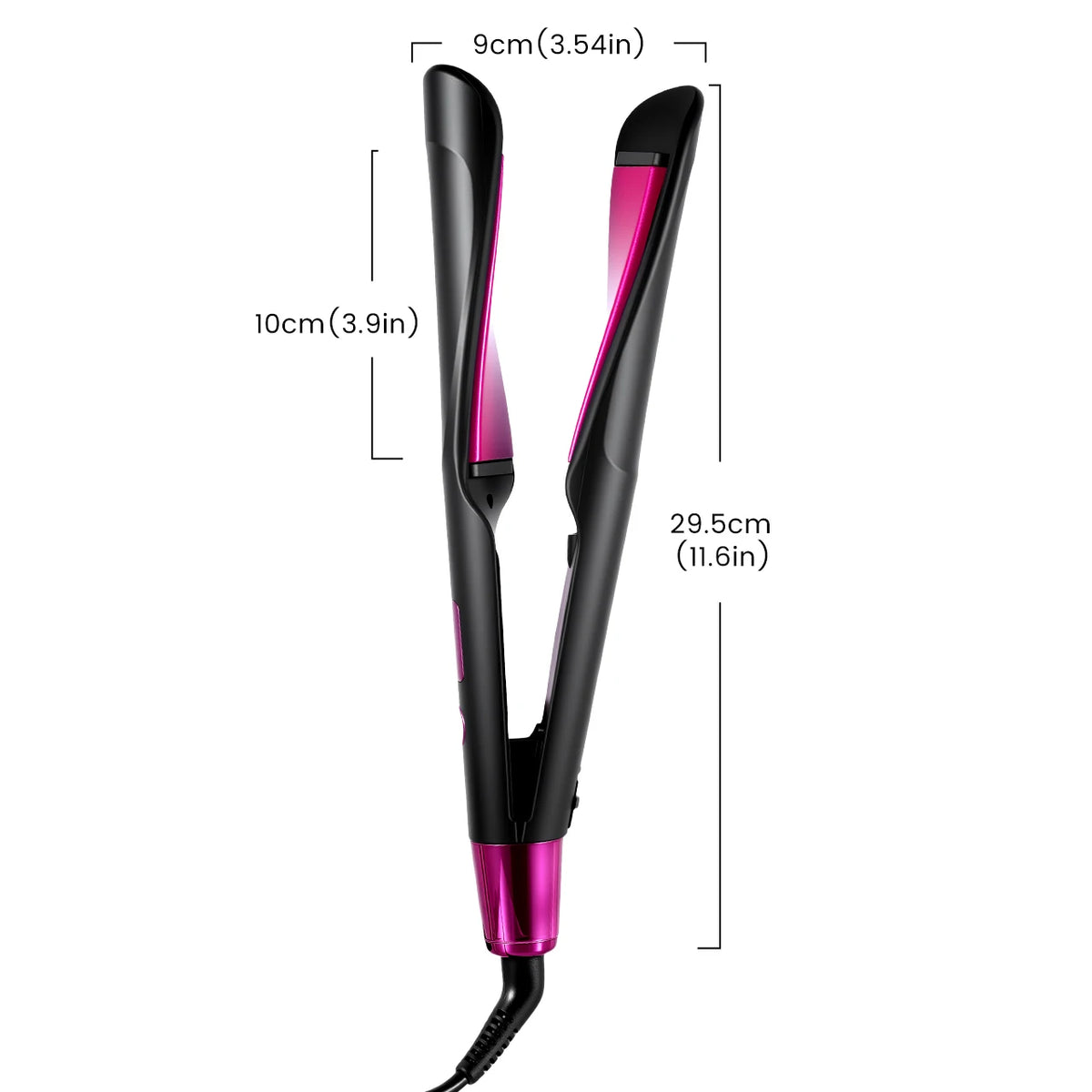 Haetteker Twisted Straightener And Curler Multi-Function Hair Tool