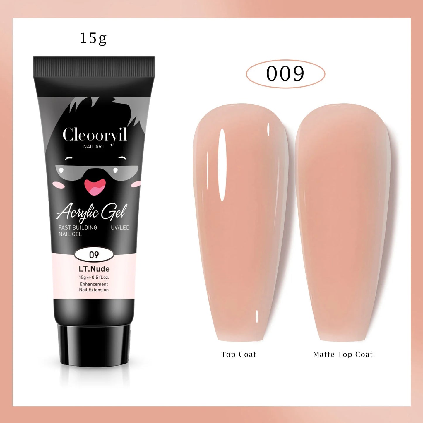 Misscheering Nail Extension Gel Poly Nail Acrylic Gel UV LED