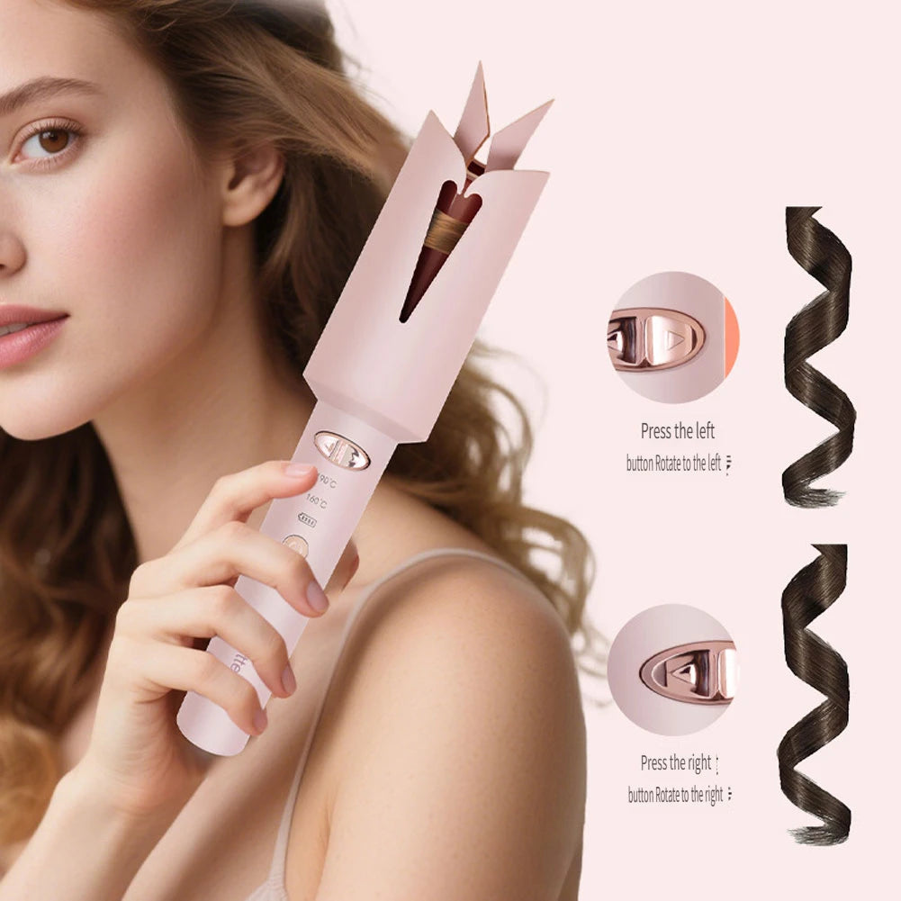 Hatteker Automatic Ceramic Negative Ion Hair Curler