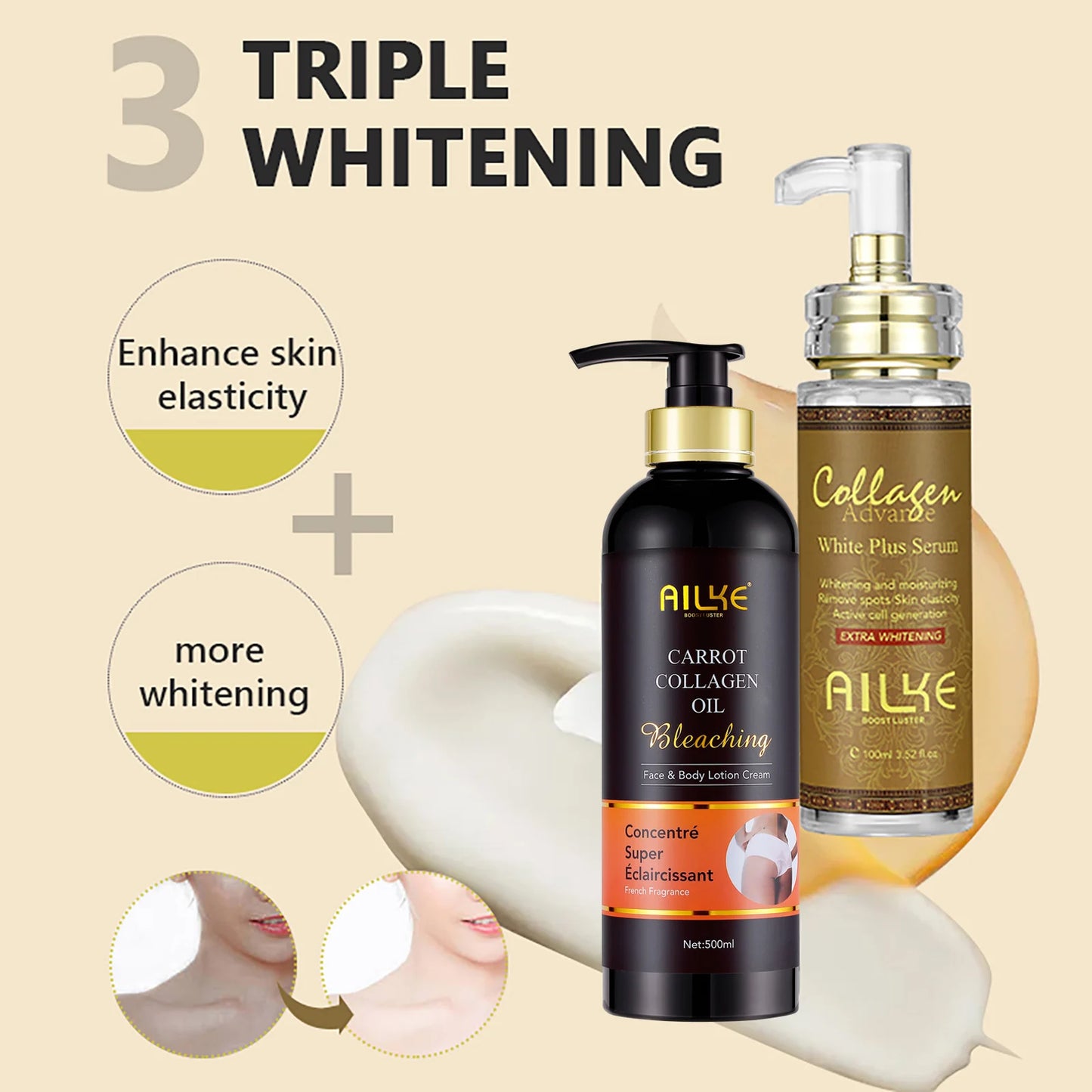 KYLIEFIT Collagen Whitening Essence For Facial And Body Brightening