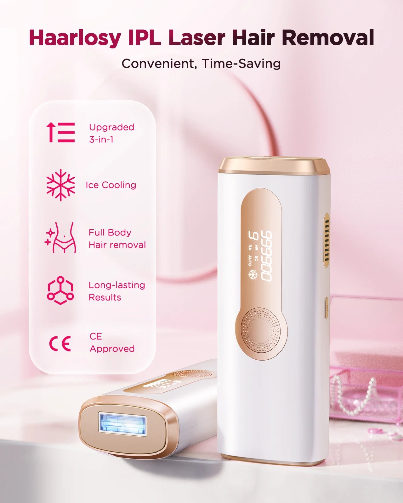 Totmizby IPL Laser Epilator Hair Removal Device For Body Facial