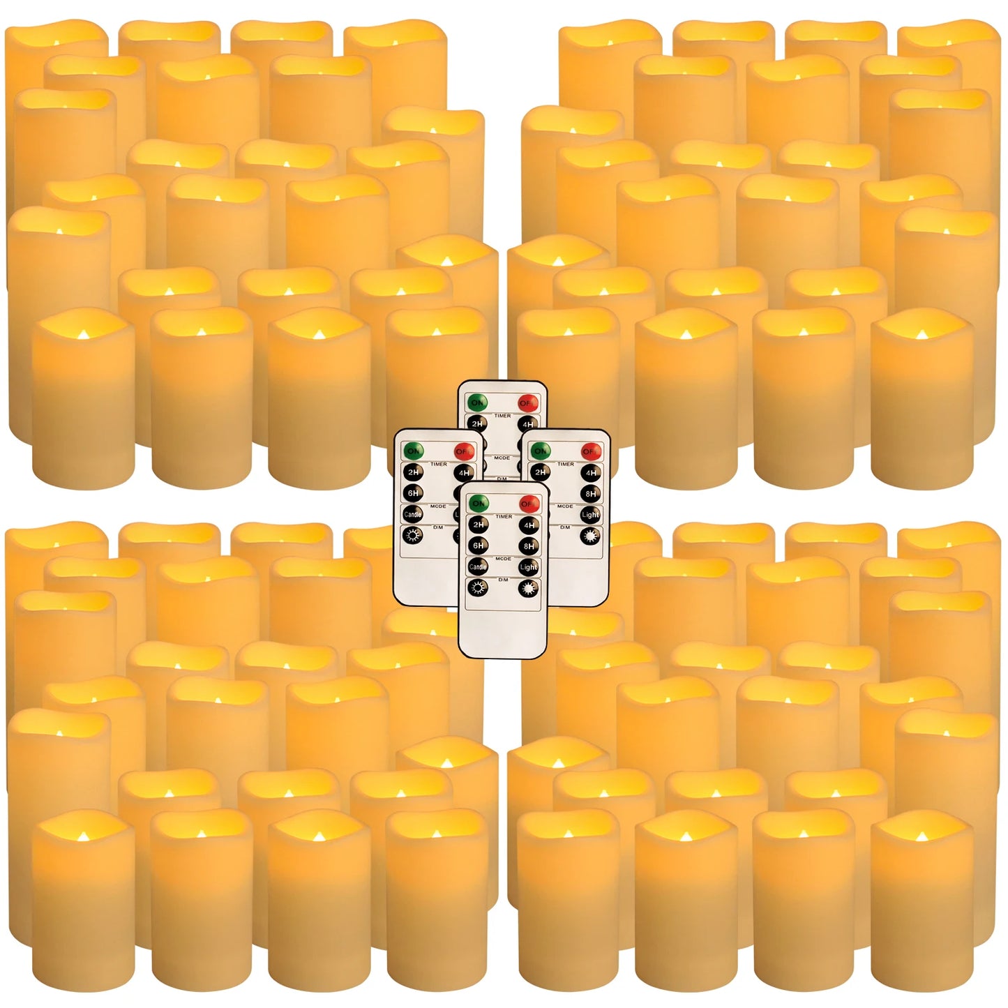Flameless LED Candles Indoor Waterproof 24-144 Sets For Events