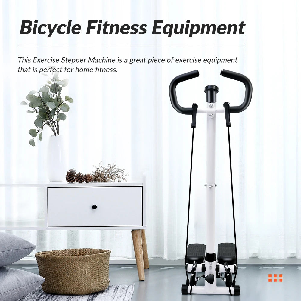 Home Gym Exercise Stepper With LCD Monitor And Resistance Bands