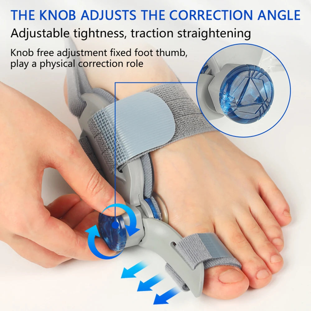 Hailicare Bunion Corrector Foot Hallux Valgus Braces Rotatable Toe Separator