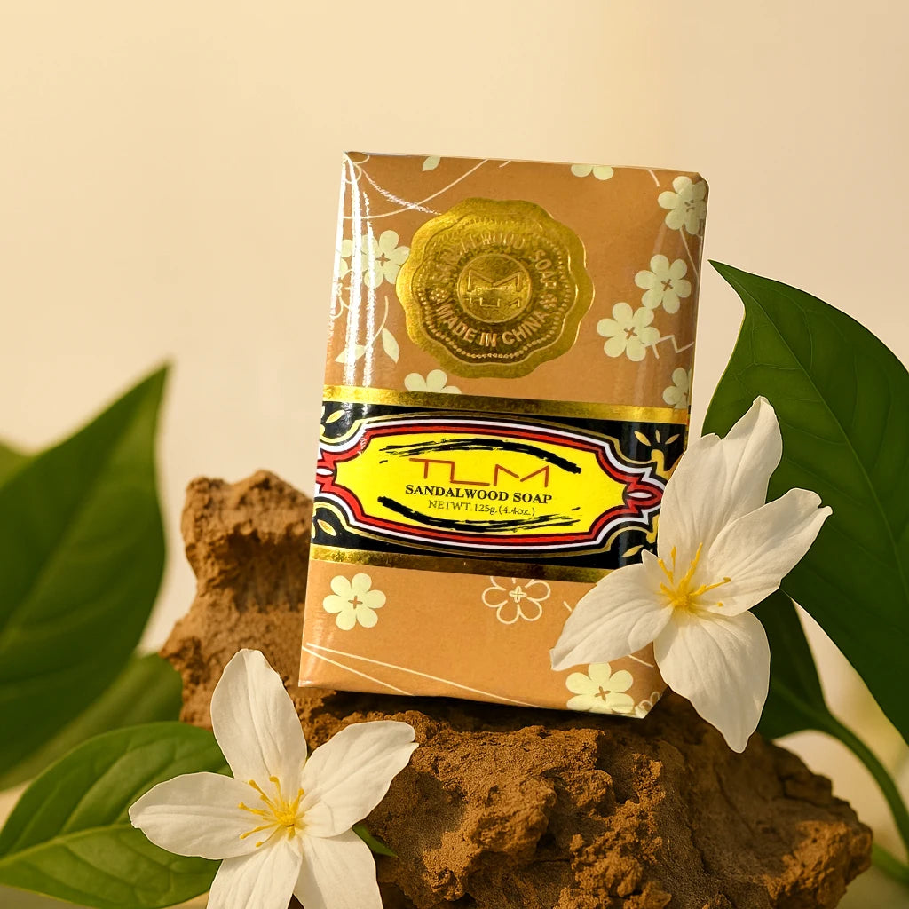 Genuine Sandalwood Soap Bars Offer Rich Daily Deep Cleansing Care