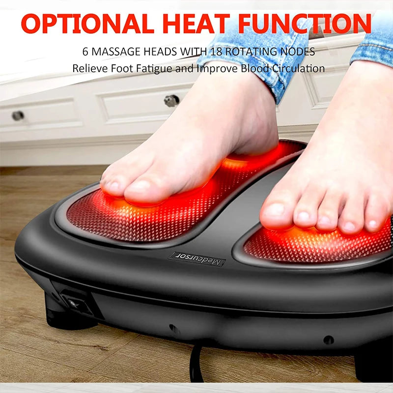 Nekteck Electric Foot Massager With Heat Deep Kneading Shiatsu