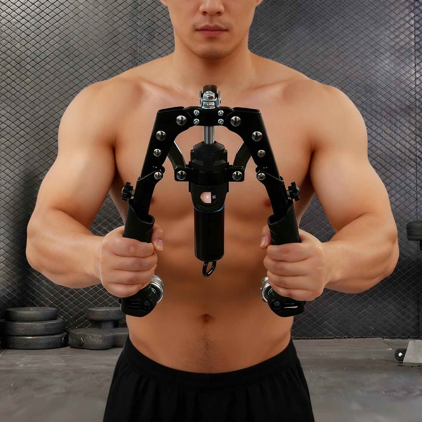 Hydraulic Power Twister Arm Blaster Adjustable Forearm Workout Equipment