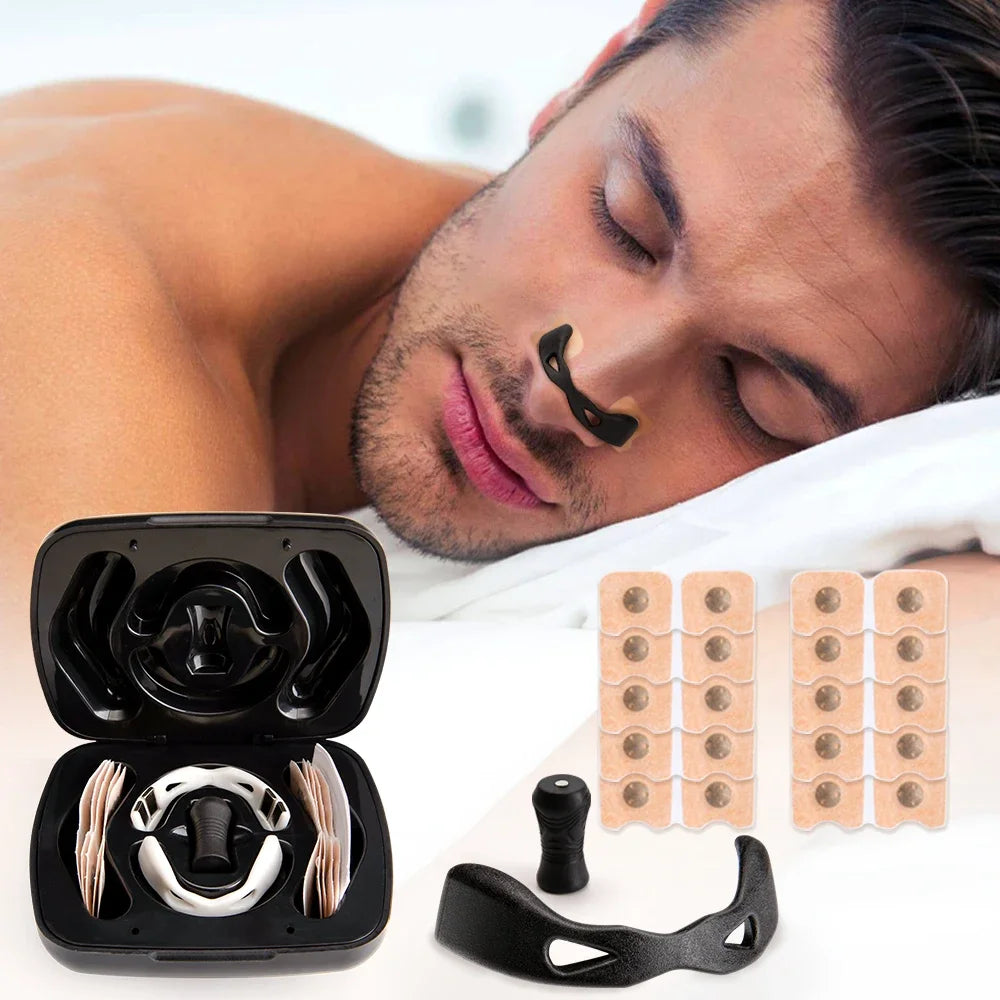 Nasal Dilator For Sleep Starter Kit With Anti Snore Strips