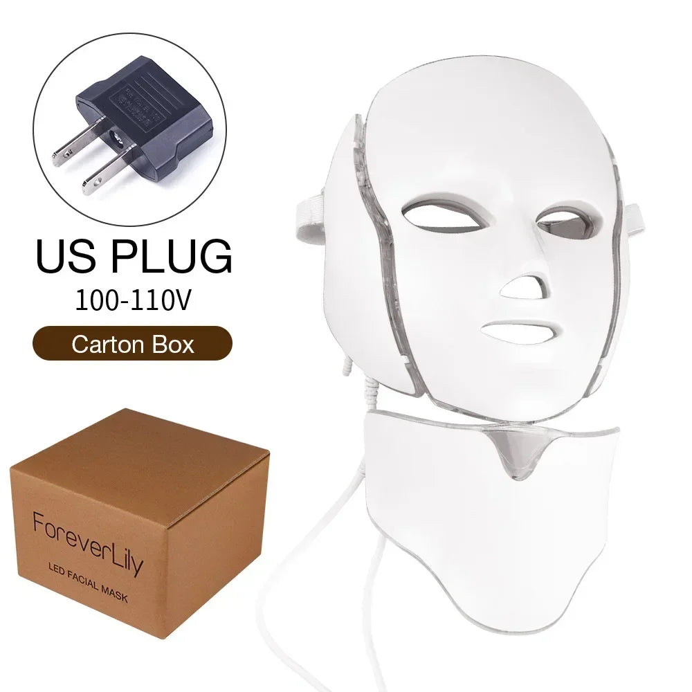 Iebilif LED Facial Mask For Skin Rejuvenation And Phototherapy Care