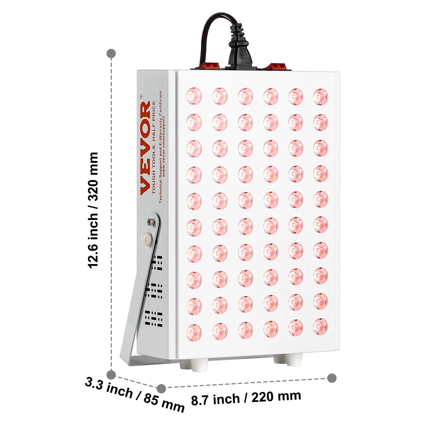 Dual Chip Red Light Therapy Panel 660nm 850nm 120W