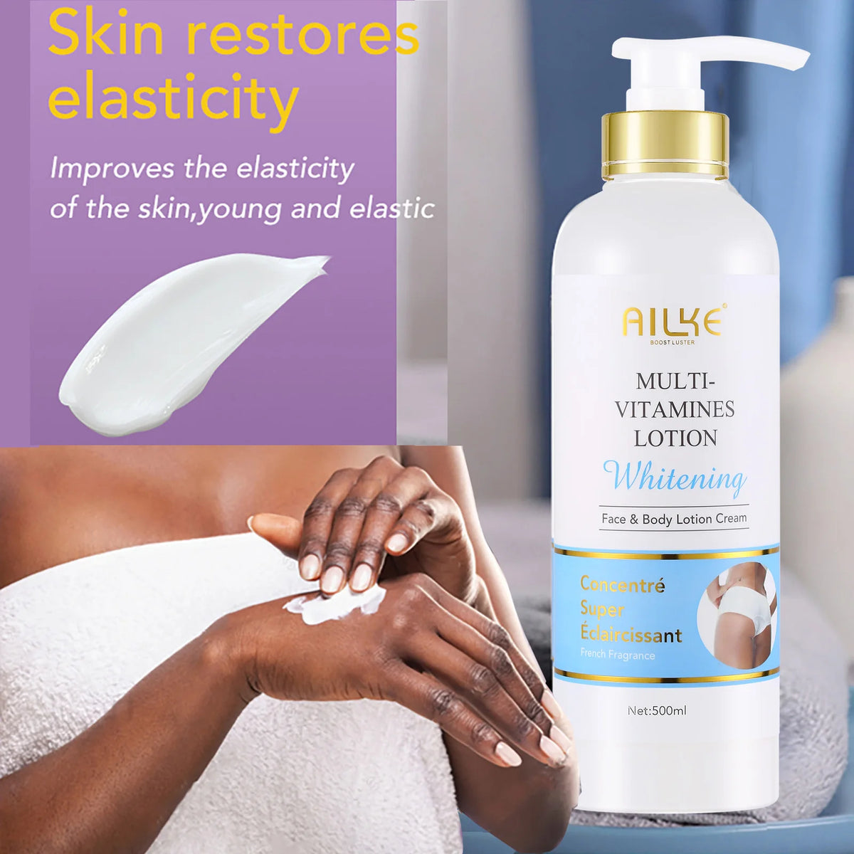 Ailke Natural Multivitamin Lightening Skincare Kit For Face