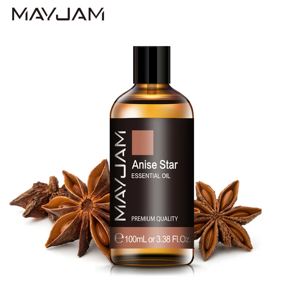 MAYJAM Essential Oils For Diffuser Lavender Eucalyptus Rose Ginger Lemongrass