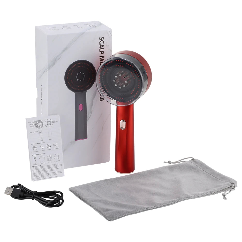 Hailicare Electric Massage Comb With Red Light Therapy For Scalp