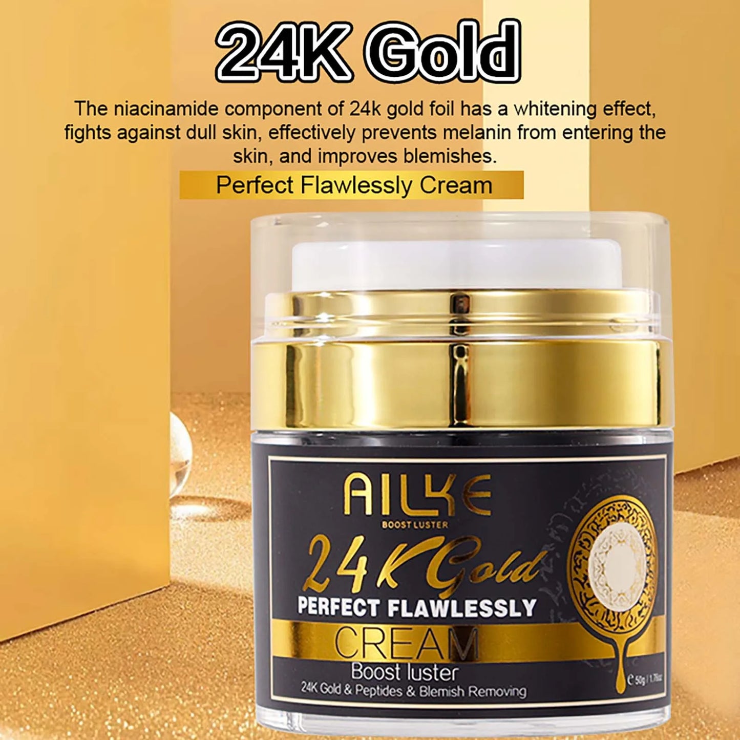 AILKE 24K Skin Care Set Whitening For All Skin Types