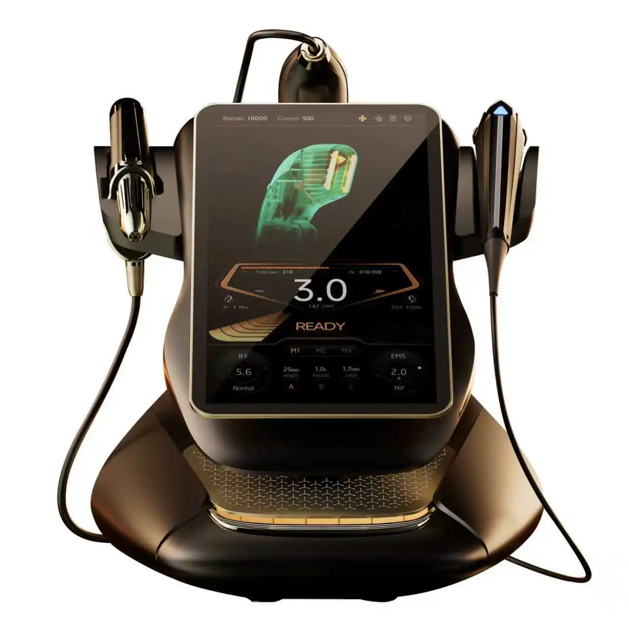 MYOSLIM Portable 360 Max RF EMS 3in1 Facial Beauty Device
