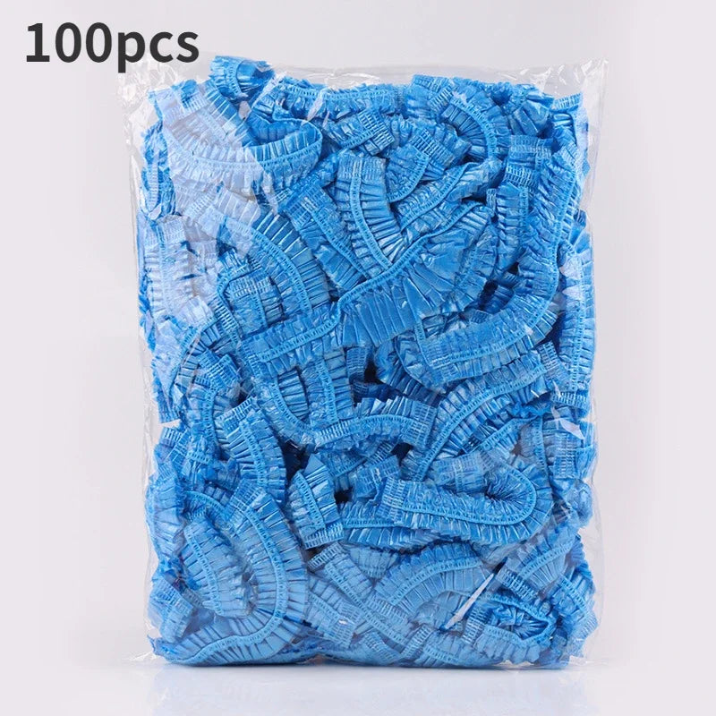 Disposable Shower Cap Waterproof Hair Cap For Bath And Sauna