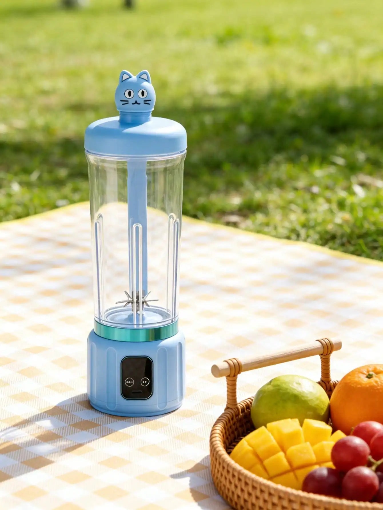 Portable USB Juicer 12 Blades Personal Blender Rechargeable