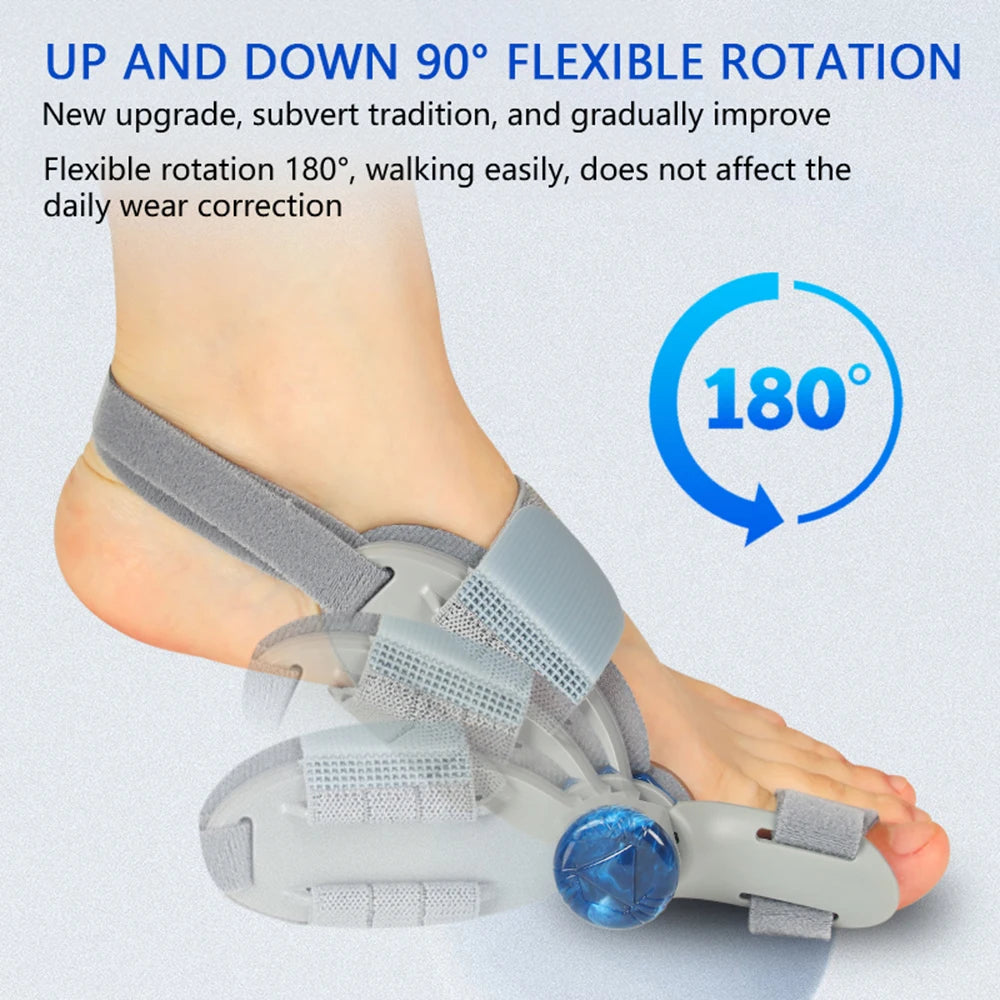 Hailicare Bunion Corrector Foot Hallux Valgus Braces Rotatable Toe Separator