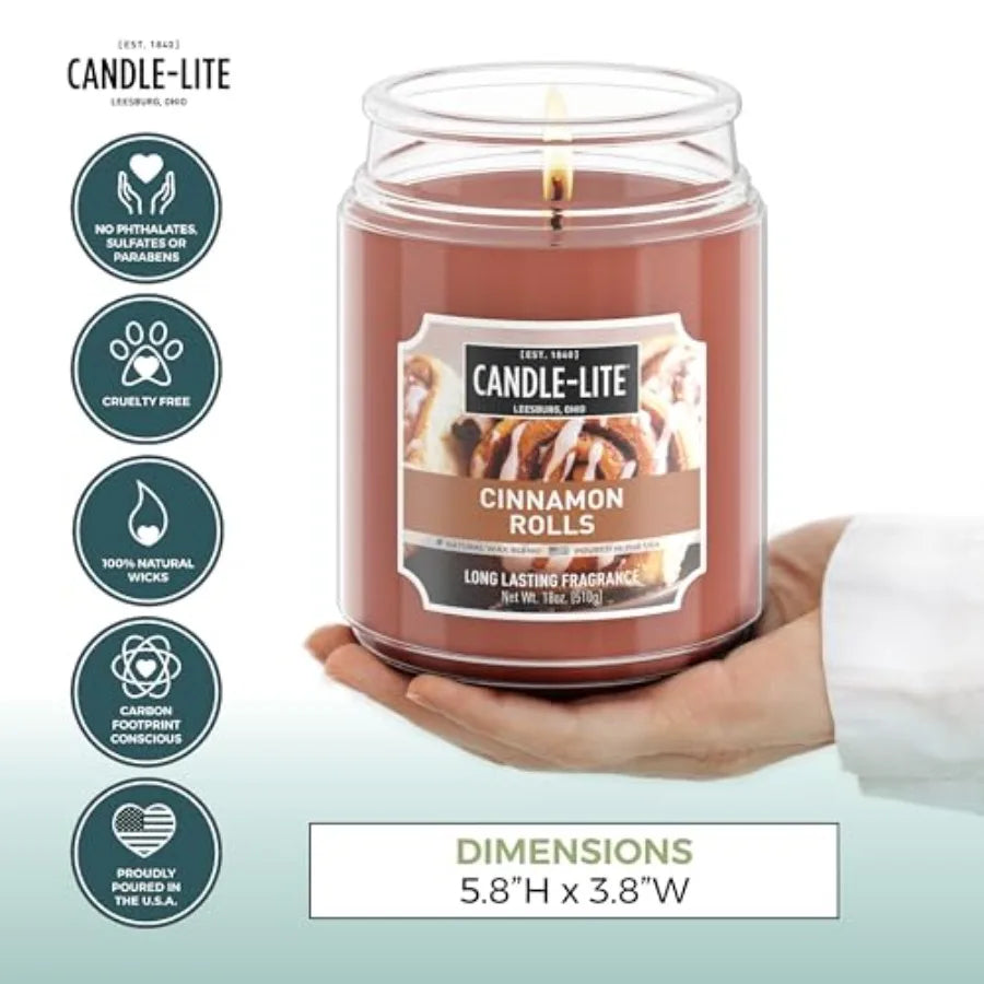 Fall Scented Aromatherapy Candle Single Wick 110 Hours Burn Time