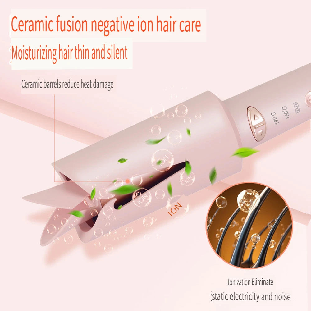 Hatteker Automatic Ceramic Negative Ion Hair Curler