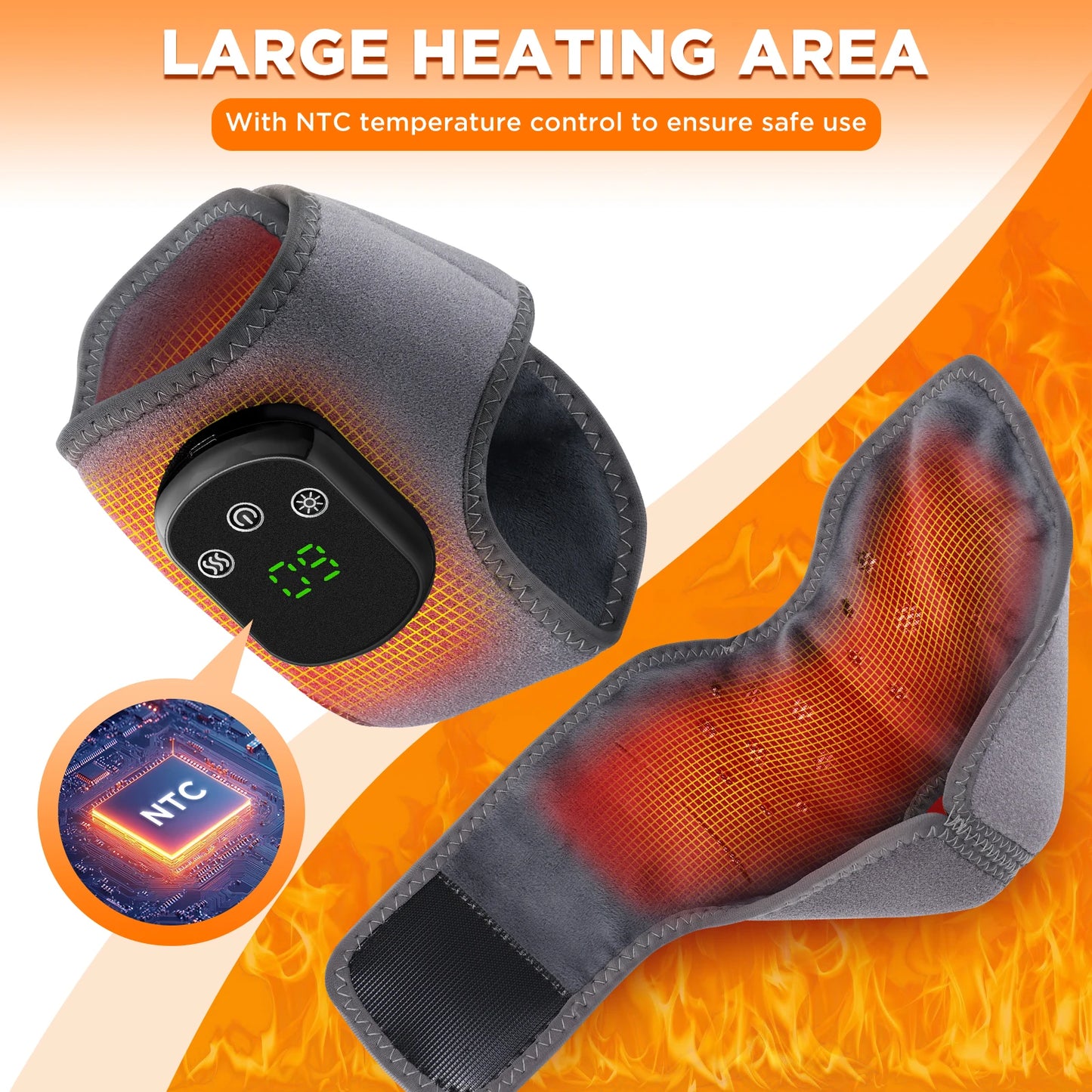 PASTSKY Electric Foot Massager Ankle Massage with Heat