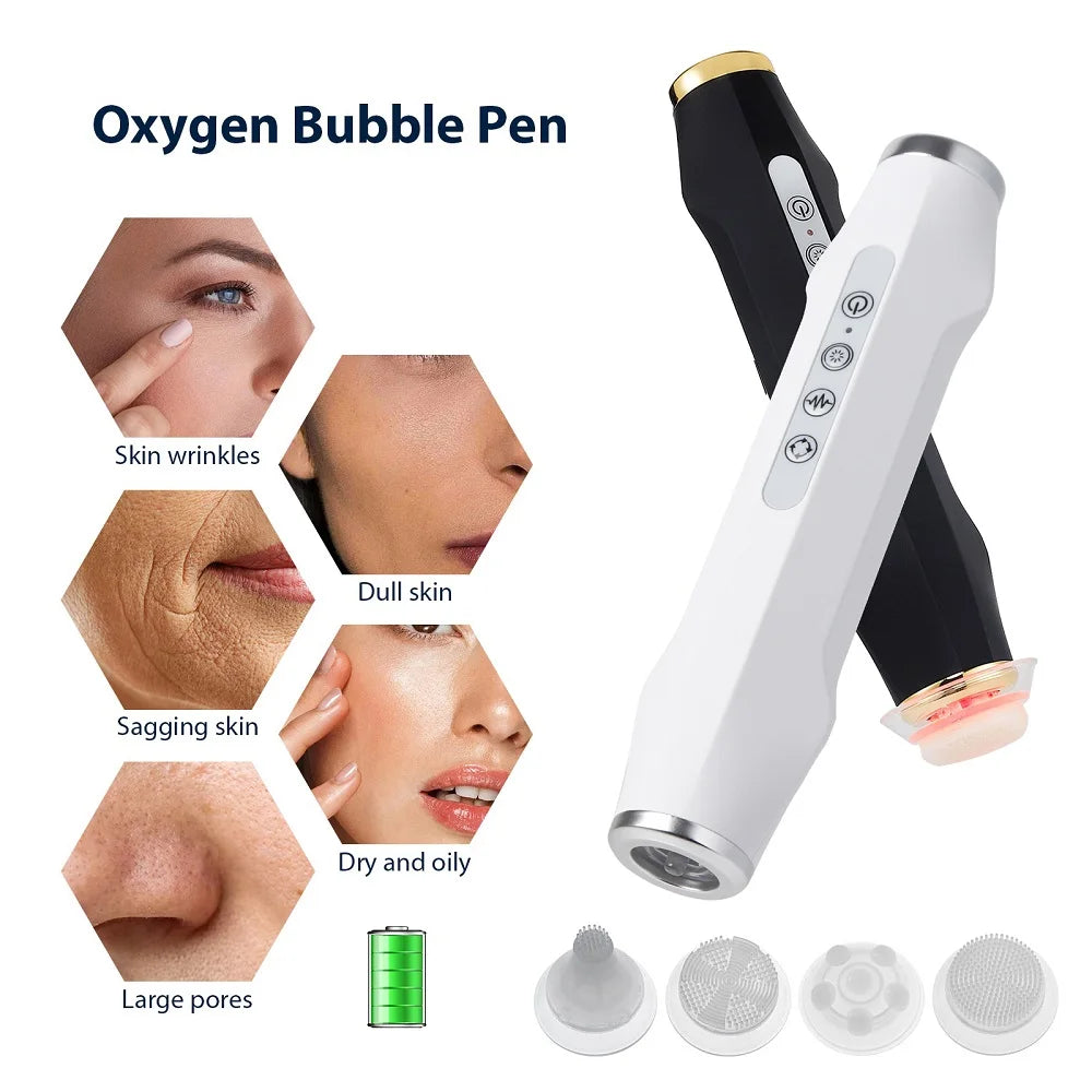 Iebilif Portable Co2 Oxygen Bubble Facial Hand Spa Device