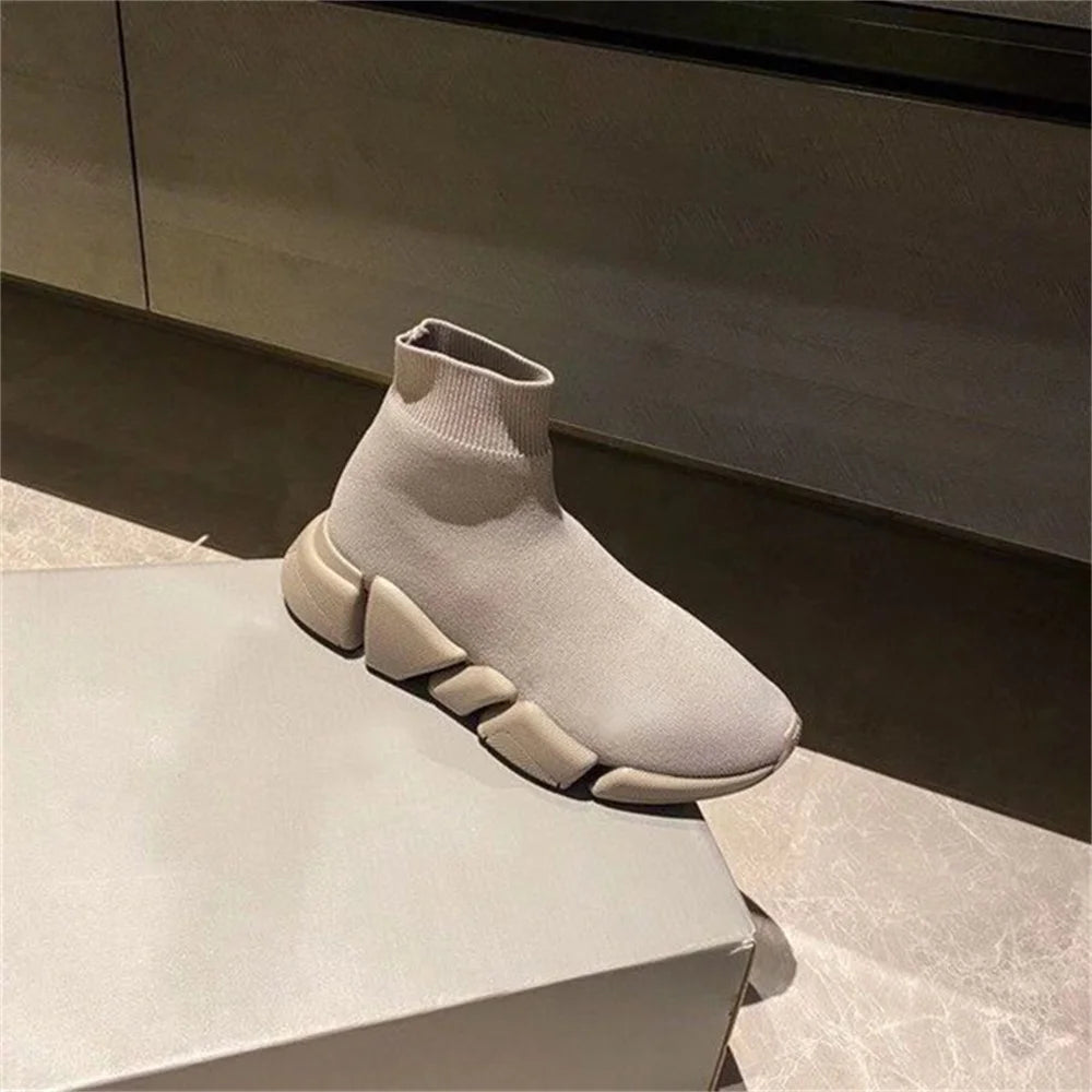 Breathable High Top Sock Sneakers for Men and Women