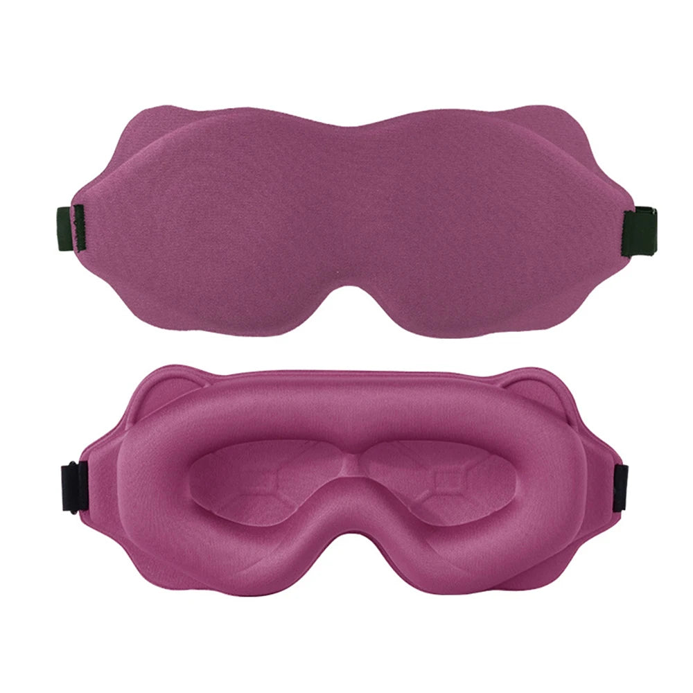 Zoechic 3D Sleeping Mask Blockout Light Travel Eye Mask