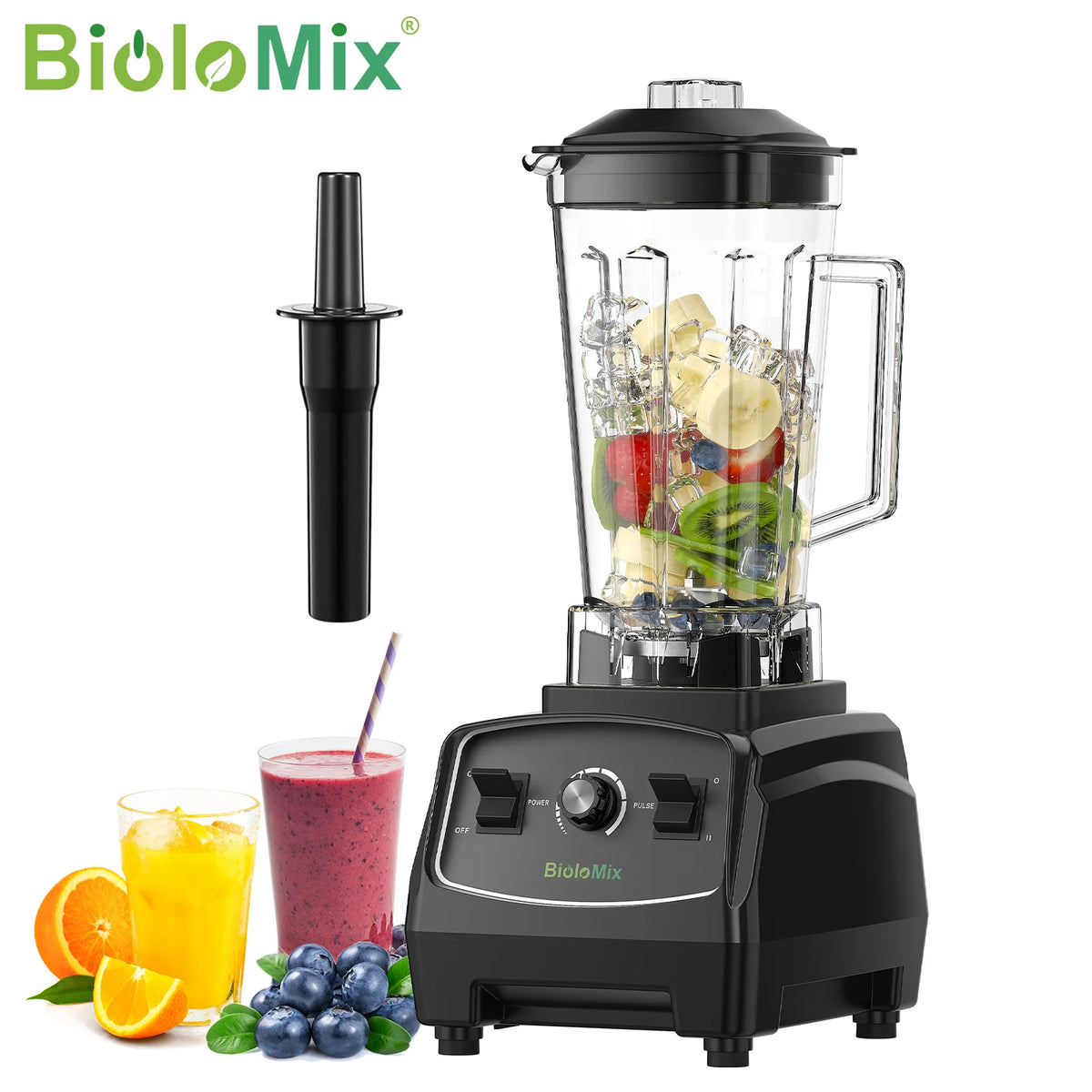 Biolomix Commercial Heavy Duty Blender Food Processor