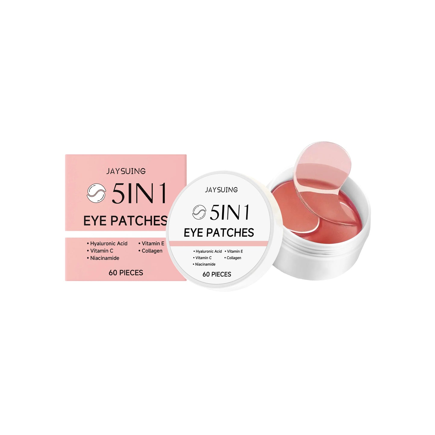 Jaysuing 5 In 1 Collagen Eye Mask Vitamin C Brightening