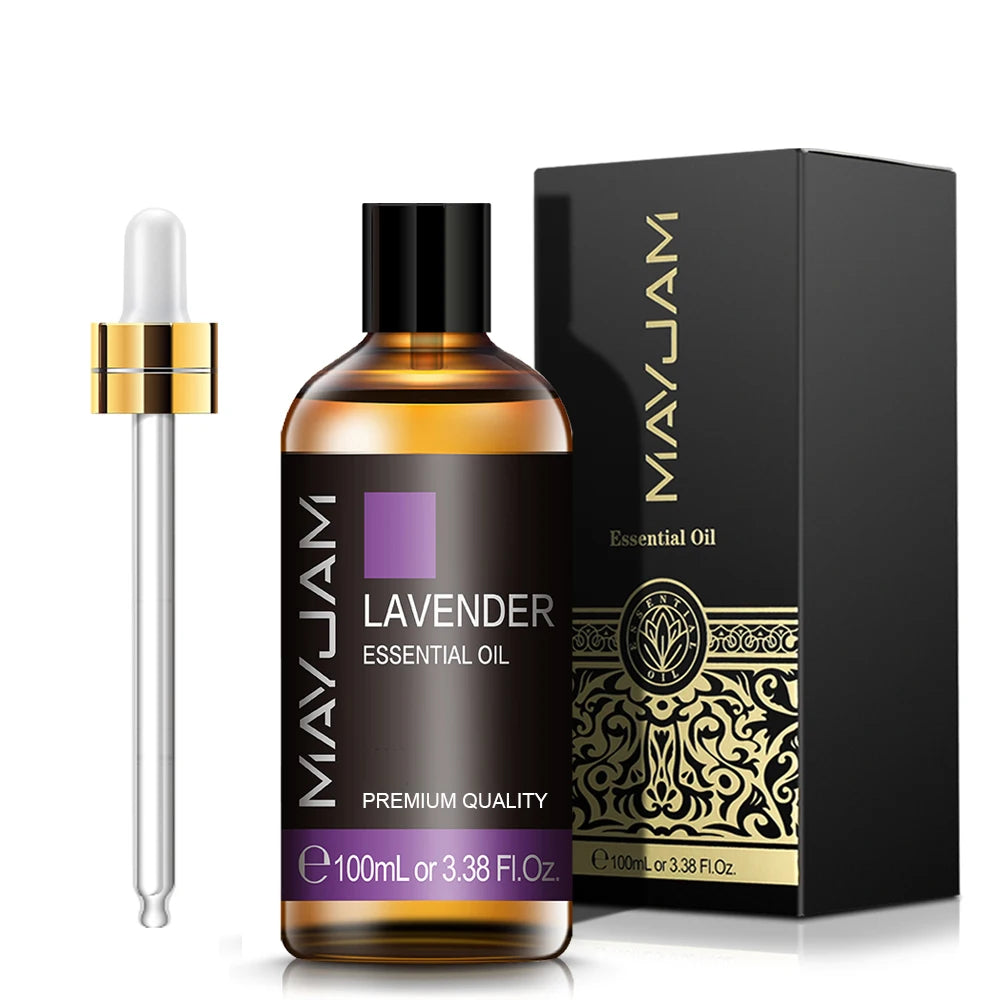 MAYJAM Essential Oils For Diffuser Lavender Eucalyptus Rose Ginger Lemongrass