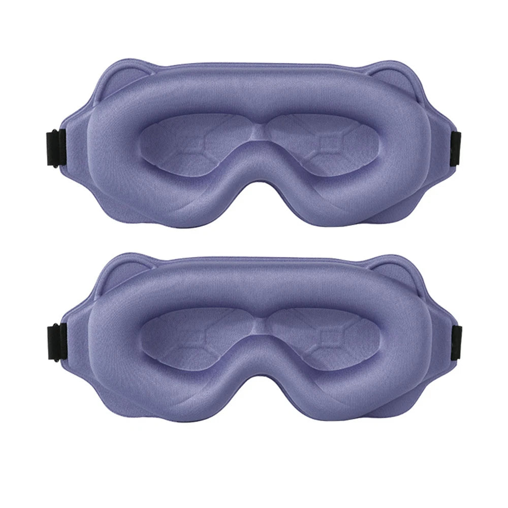 Zoechic 3D Sleeping Mask Blockout Light Travel Eye Mask