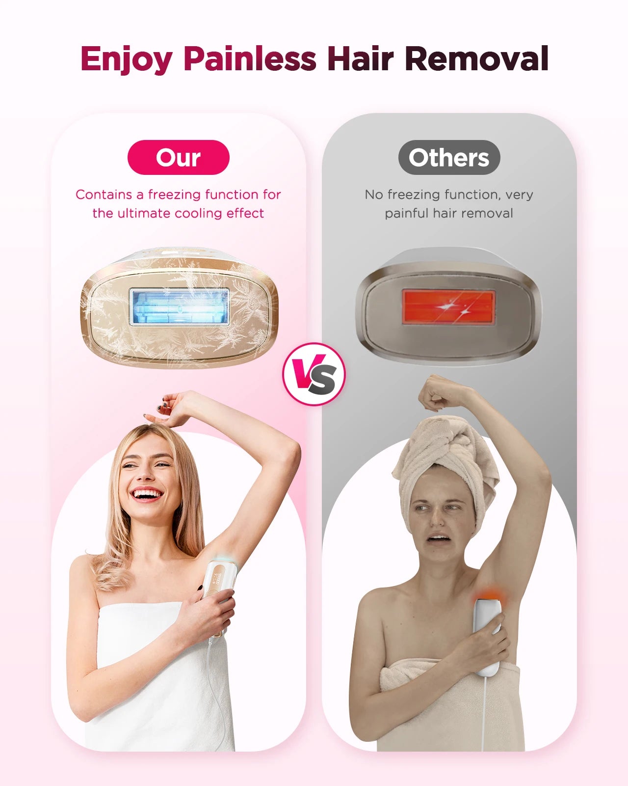 Totmizby IPL Laser Epilator Hair Removal Device For Body Facial